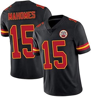 Patrick Mahomes 15# -Kansas City Chiefs Rugby Jersey Juventud Fútbol Americano Deportivo Camiseta Casual, Sudor de Secado rápido S-3XL: Amazon.es: Ropa y accesorios