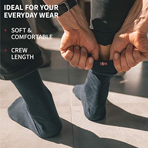 DANISH-ENDURANCE-6-Paar-Classic-Bambus-Socken-fuer-Herren-Damen-Business-Freizeit-Weich-Atmungsaktiv-Ideal-fuer-Herbst-Winter