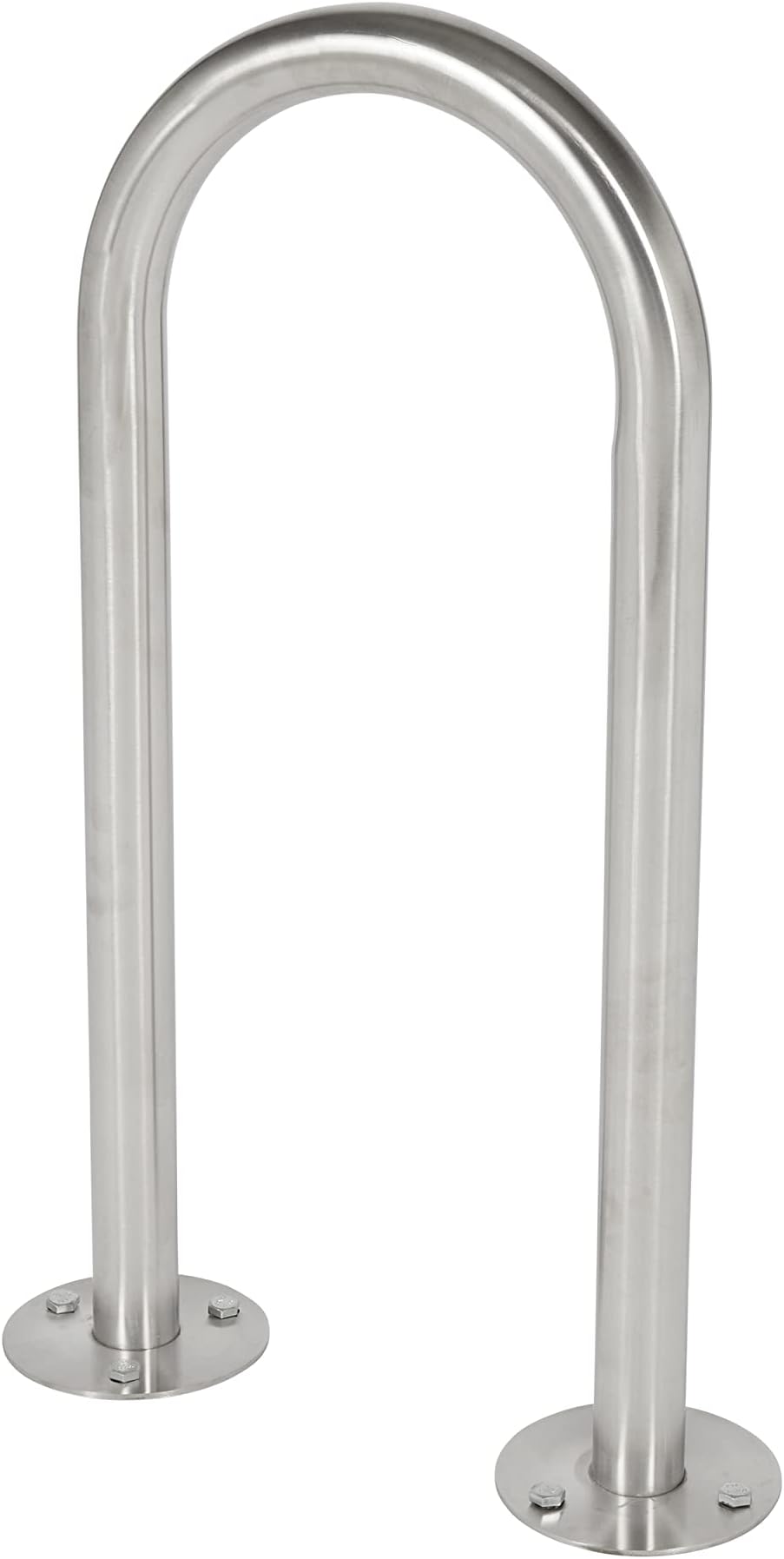 The Workplace Depot Galvanised Steel Cycle Stand Bike Hoop Freestanding Bicycle