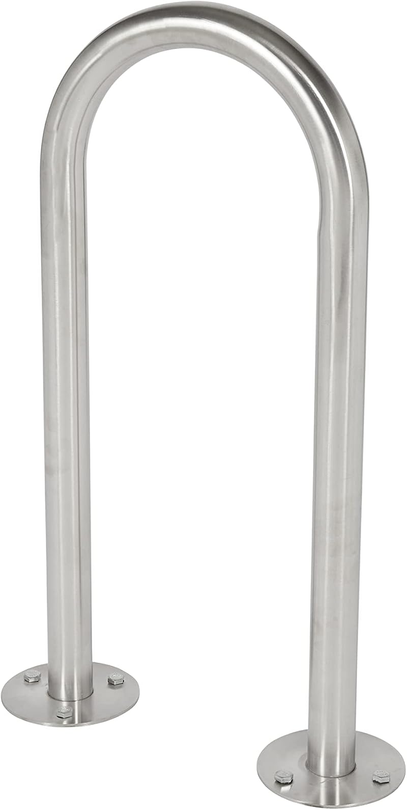 The Workplace Depot Galvanised Steel Cycle Stand Bike Hoop Freestanding Bicycle