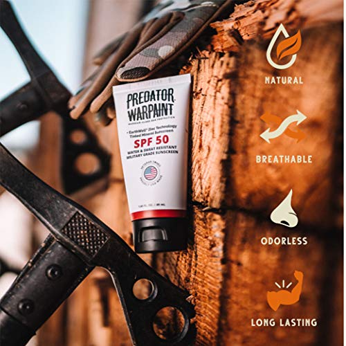 Predator Warpaint Tinted Mineral Sunscreen SPF 50, Waterproof Reef Safe