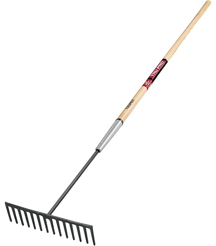 Amazon.com: Truper TruPro 16-Tine Heavy-Duty Road Rake, 66-Inch
