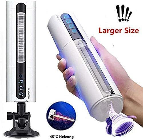 Tsinc New Smart Heating Handsfree Auto Suck Oral-Cup Induced Deep Throat Sucking Stimulation Toy for Men and Male Novelty Games Birthday Gift