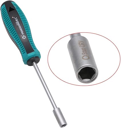 Joykk 5mm Metallo Presa Chiave Cacciavite Chiave Inglese Dado Chiave Esagonale Cacciavite Strumento Mano Nero Verde Argento Amazon It Casa E Cucina