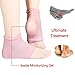 Frienda Moisturizing Gel Heel Socks for Dry Hard Cracked Skin Day Foot Night Care, 4 Pairs