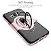 Dairnim Galaxy S8 Plus Case, Ring Stand Dual Layer TPU Bumper Anti-Scratch Shockproof Support Magnetic Car Mount Holder Thin Soft Case for Samsung Galaxy S8 Plus 6.2 Inches, Rose Gold