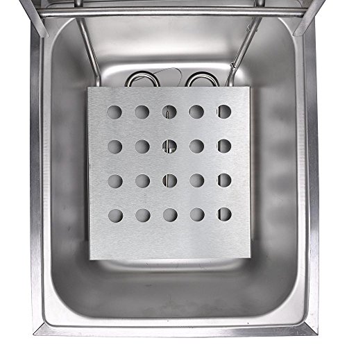 WeChef 6L 2500W Countertop Electric Single Large Tank Deep Fryer Basket French Fry Commercial Restaurant Kitchen Home - Thumbnail 5