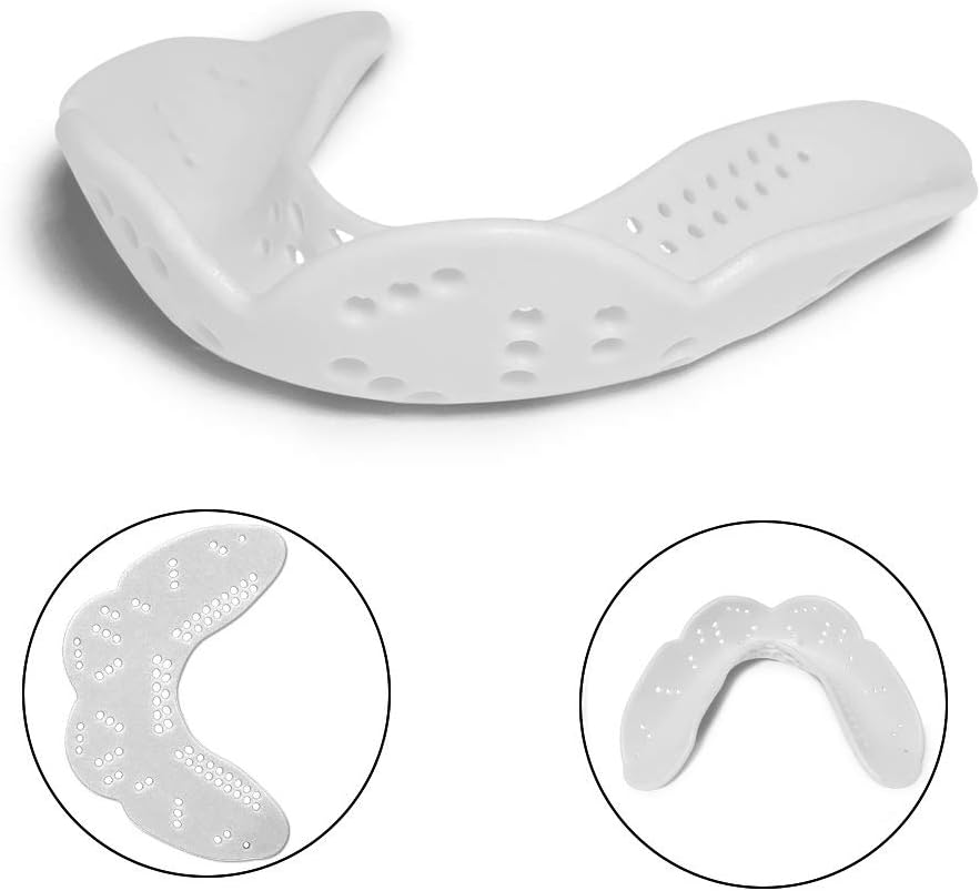ACCO Mouth Guard Sport 1.6mm Custom Fit Sports Mouthguard for Youth/Adults (White) : Sports & Outdoors