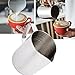Milk Frothing Pitcher, Steaming Pitcher Food Grade Stainless Steel with Dual Side Measurement for Latte Coffee Arts, Espresso Machines, 12 Oz (350 ml)