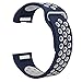 SWEES Silicone Sport Bands Compatible Fitbit Charge 2, Breathable Sport Replacement Bands with Air Holes Small & Large (5.7