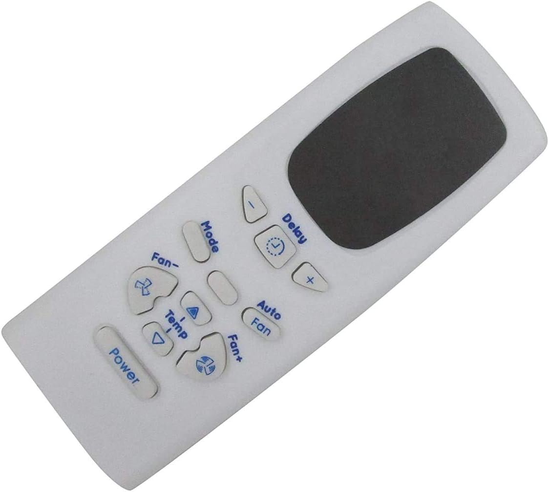 YING RAY Replacement for GE Air Conditioner Remote Control YK4EB1 YK4EB works for AEL10ASQ1 AEL12AP AEL12APL1 AEL12APW1 AEL12AQ AEL12AQL1 AEL12AQW1 AEL12AR AEL12ARW1 AEL12AS AEL12ASL1 AEL14AP AEL14APL