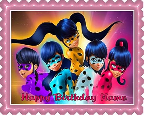 Miraculous Ladybug Wiki 2 Edible Cake Topper 10 X 16 12 Sheet Rectangular