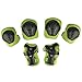 LUOYIMAN Child Protective Gear Set (Black with Green)