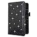 Menesia Glitter Server Book Organizer for Waitress,Black Waiter Serving Book,Waitstaff Server Order Pads,Guest Checks Books Holder for Restaurant Fit Server Apron
