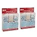 Frozen Snowflake Sprinkles - Set of 6 Easy Pour Containers - Blue and White (7.8oz Total)