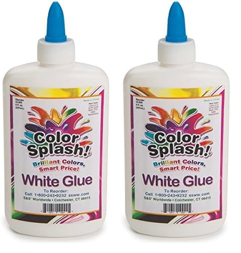 Color Splash! White Glue, 8 oz. (Pack of 2)