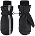 SimpliKids Kids Winter Ski Mittens Insulation Waterproof Boys Snowboard Mittens,S,Black