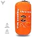 Forbidden Road Portable Single Sleep Bag 3 Season Sleeping Bag for Camping Hiking Backpacking - Compression Bag Included (Orange, 15 ℃ / 60 ℉)