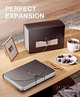 ThinkTex Accordion File Organiser 26 Pockets Monthly Bills Letter A4 view 3