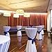 Tiger Chef 12-Pack Navy Blue 12 x 108 inches Long Satin Table Runner for Wedding, Table Runners fit Rectange and Round Table Decorations for Birthday Parties, Banquets, Graduations, Engagements