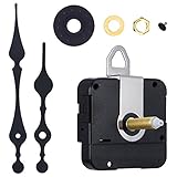 Mudder Long Spindle Clock Movement, 3/5 Inch Maximum Dial Thickness, 1-1/10 Inch Total Shaft Length