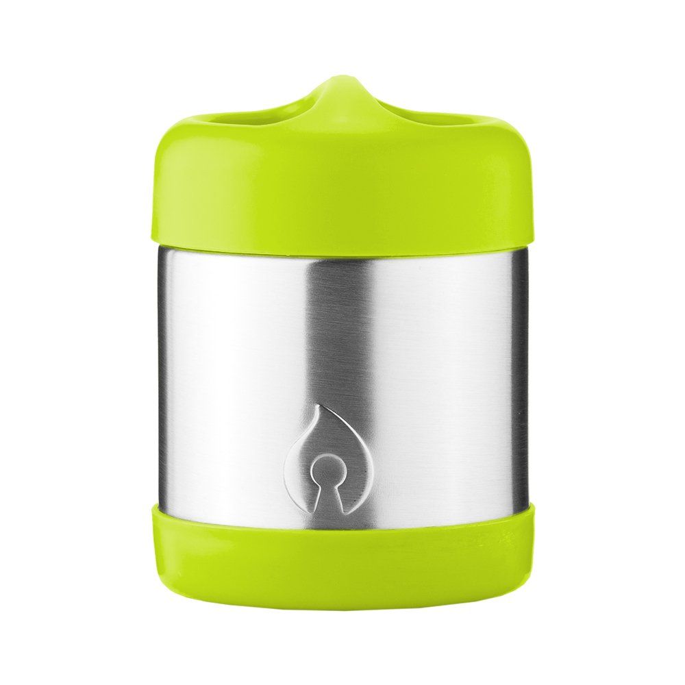 FIREKI 10 oz Food Canister | Vacuum Insulated Food Jar (Lime Green)