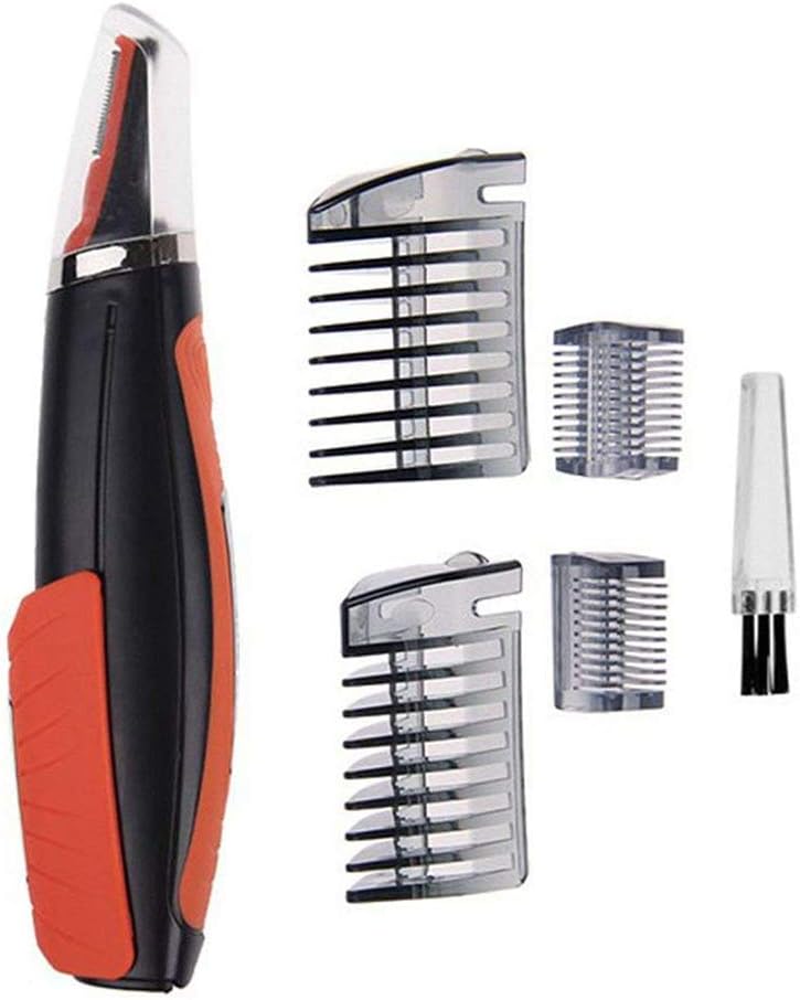 Fiunkes 2 in 1 Mustache Male Switch Blade Electric Shaver for Men Mustache Body Trimmer Hair Trimmer Precision Trimmer Nose Hair Trimmer