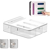 FALAH Food Storage Bag Organizer, 4 in 1 Plastic Bag Organizers for Kitchen Storage, Baggie Organizer for Drawer with Removable Labels, Gallon, Quart, Sandwich (White)