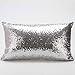 GBSELL Pillow Cover Glitter Sequins Rectangle Throw Pillow Case Cafe Home Party Christmas Decor Cushion (Silver)