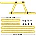 Template Tool , Measures Multi Angle & Form Ruler / Measuring Angle Ruler Template Tool for Woodworking Builders Craftsman Handymen DIY Layout Repeat Wood Brick Tile by SNAZER