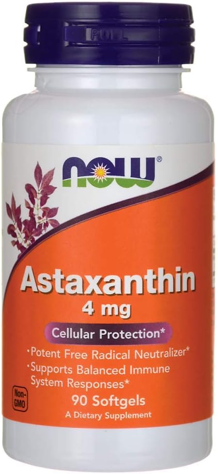 Now Foods Astaxanthin Softgels - Pack Of 90, 90 count (Pack of 1)