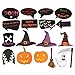 72-Pack of Halloween Photo Booth Props - Photobooth Selfie Prop Sticks, Party Supplies, Booth Accessories