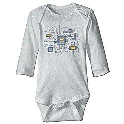 Computer CPU Funny Baby Boys Girls Soft Toddler