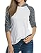 Zeagoo Women's Pullover Hoodie Raglan Sleeve Casual Slim Hooded Sweatshirt