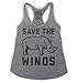 Save The Winos Women's Tank Top - Funny Shirt and Gift For Wine Fans