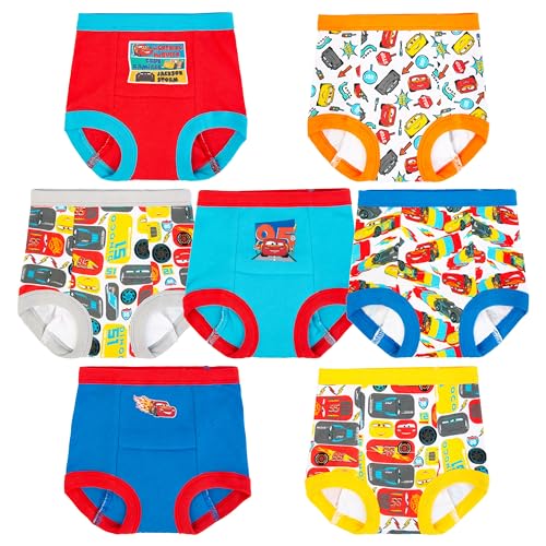 Disney Pixar Cars Toddler Potty Training Pant & Brief Combo option, Stickers &…