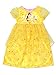 Disney Princess Belle Girls Fantasy Gown Nightgown (3T, Yellow/Multi)