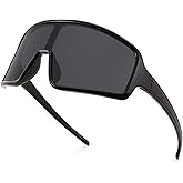 WANWAN Men and Women's Sunglasses, Cycling Sports Glasses 80s Baseball Glasses for Youth Kids Teens