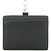 Cmxsevenday A7929 2-Sided PU Leather ID Card Holder with 1 ID Window and 1 Card Slot, Horizontal Style - Black