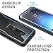 YOUMAKER Galaxy S9+ Plus Case, Crystal Clear with Built-in Screen Protector Full-Body Heavy Duty Protection Slim Fit Shockproof Case Cover for Samsung Galaxy S9 Plus (2018) - Clear/Blue/Black