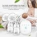 Double Electric Breast Pump, Portable Breast Pump with Adjustable Suction & Pumping Levels for Mom's Comfort