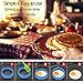Egg Rings Silicone NonStick New 4 Pack-Perfect Round NonStick Fried Egg Mold Cooking Rings Pancakes Molds For Breakfast, Lunch, Dinner - 4 Color no More Eggy Pan Mess