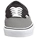Vans VEWZNVY Unisex Era Canvas Skate Shoes,Pewter/Black,12 B(M) US Women / 10.5 D(M) US Men