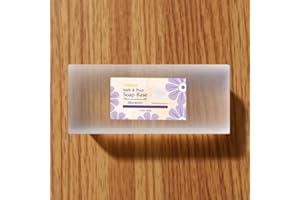 TinMeZor 5.2 lbs Clear glycerin Soap Base, Natural Melt and Pour Glycerin Base for Soap Making, Transparent, Unscent, Easy to cutting