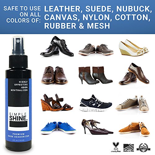 Premium Shoe Deodorizer Foot Spray | Shoe Spray Eliminator Feet and Sweat | Extra Strength Shoe Odor Eliminator and Deodorant