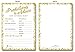 50 Gold Baby Shower Prediction and Advice Cards - Gender Neutral Boy or Girl, Baby Shower Games, Baby Shower Decorations, Baby Shower Favors