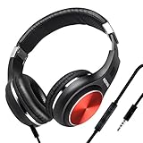 Foldable Headphones, HUEIYING 3.5mm Stereo Headsets with In Line Microphone, Comfortable, Lightweight, Fashion, Running for Android Smartphones, Iphone, Ipad, Ipod, Samsung, PC