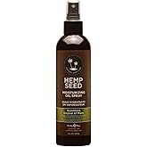 Hemp Seed Moisturizing Oil Spray - 8 oz - Smooth, Moisturize & Protect Skin - With Vitamin E + Hemp Seed, Coconut & Avocado Oils - Vegan, Cruelty Free