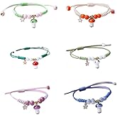 4 Pcs Unique Dinosaurs Bracelets Beaded Colorful Luck String Rope Chain Cord Thread Braided Good Protection Friendship Wish Bracelet Jewelry for Women Men