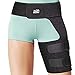 Hip Groin Stabilizer & Hip Brace - Support Wrap for Sciatica Pain Relief, Hip Arthritis, Pulled Muscles, Thigh Hamstring Quadriceps Injuries, SI Belt Neoprene Adjustable Compression Brace Men Women